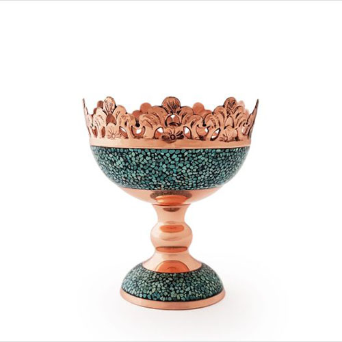 Small Turquoise Inlay Bowl – Size 9